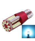 2 PCS T10 5W 285LM Ice Blue Light 57 SMD 4014 LED Error-Free Canbus Car Clearance Lights Lamp, DC 12V