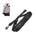 Quick Release Anti-Slip Soft Pad Nylon Single Shoulder Camera Strap with Metal Hook for SLR / DSLR Cameras(Black)