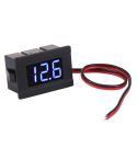V33D 2 Wires Blue Light Display Mini Digital Voltage Meter, Measure Voltage: DC 4.5-120V