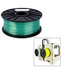 PLA 1.75 mm Transparent 3D Printer Filaments(Green)