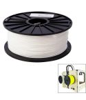 ABS 1.75 mm Color Series 3D Printer Filaments, about 395m(White)
