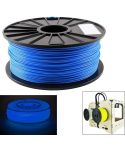 ABS 3.0 mm Luminous 3D Printer Filaments, about 135m(Blue)