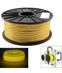 ABS 3.0 mm Luminous 3D Printer Filaments, about 135m(Yellow)