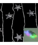 7m Pentastar Pendants Decoration String Lights, 30-LED Multi-Colored Light  (AC 12-240V / EU Plug)(Transparent)