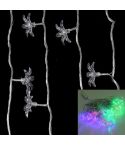 7m Flower Pendants Pendants Decoration String Lights, 30-LED Multi-Colored Light  (AC 12-240V / EU Plug)(Transparent)
