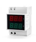 D52-2042 0.5 inch LED Digit Display Voltmeter Ammeter 2 in 1