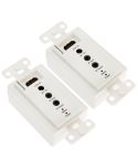 HDMI Single Cat5e / 6 50 Meters Wall Plate Extender (EU Plug)(White)