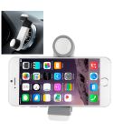 Portable Air Vent Car Mount Holder, For iPhone, Galaxy, Sony, Lenovo, HTC, Huawei, and other Smartphones (White + Grey)(White)