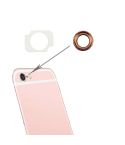 10 Pairs / Set Rear Camera Lens Ring + Flashlight Bracker for iPhone 6 Plus & 6s Plus(Rose Gold)