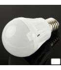 E27 5W Ball Steep Light Bulb, 18 LED SMD 2835, White Light, AC 220V