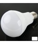 E27 7W Ball Steep Light Bulb, 25 LED SMD 2835, White Light, AC 220V