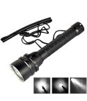 5 x XM-L2 White Light Diving Flashlight, 6800 LM, Diving Depth: 150m (Black)