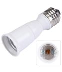 E27 to E27 Light Lamp Bulbs Extension Adapter Converter, Length: 95mm