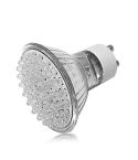 3W 60 LED High Quality LED Energy Saving Spotlight Bulb, Base type: GU10 (Day White)