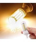 G9 8.0W Corn Light Lamp Bulb, 102 LED SMD 2835, Warm White Light, AC 220V, with Transparent Cover