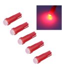 2 PCS T5 0.5W 20LM Red Light 1 LED COB LED Instrument Light Bulb Dashboard Light for Vehicles, DC 12V(Red)