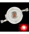 10pcs 1W High Power LED Light Bulb for Flashlight, Luminous Flux: 30-35lm, 140 Degree Viewing Angle(Red Light)