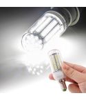 E14 8.0W 420LM Corn Light Lamp Bulb, 102 LED SMD 2835, White Light, AC 220V, with Transparent Cover