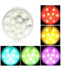 14 LED Multi Color Light with Remote Control(Silver)