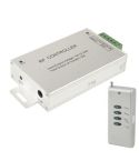 12A RF Audio Controller for RGB LED Strip Remote Controller(Silver)(Silver)