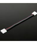 10mm PCB FPC Connector Adapter for SMD 5050 RGB LED Stripe Light, Length: 17cm