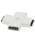 4 Pin 4 Way + Shape Female Connector for RGB LED Flexible Strip