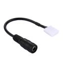 DC Connector Plug Male to No Need Soldering 2 Pin Connector for Single Color 5050 SMD LED Strip, Length: 18cm