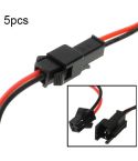 5pcs LED Light Strip 2 Pin JST Connector Cable, Length: 30cm