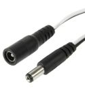 5.5 x 2.1mm DC Power Extension Cable for LED Light Controller, Length: 40cm