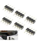 4 Pin Male Connector for RGB LED SMD Strip Light (100pcs in one packaging, the price is for 100pcs)