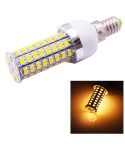 E14 6.0W 520LM Corn Light Bulb, 72 LED SMD 5730, Warm White Light, AC 220V