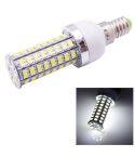 E14 6.0W 520LM Corn Light Bulb, 72 LED SMD 5730, White Light, AC 220V