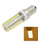 E14 5W 400LM 104 LED SMD 3014 Silicone Corn Light Bulb, AC 220V (Warm White Light)