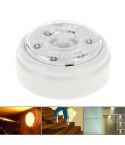 L0606 Infrared Sensor Auto PIR Light Lamp, 6 LED Light for Walkways, Hallways, Stairs, Cabinets