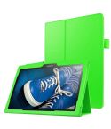 Litchi Texture Horizontal Flip Solid Color Leather Case with Holder for Lenovo TAB 2 A10-30 X30F & TAB 2 A10-70F, 10.1 inch(Green)