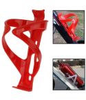 High-strength Plastic  Portable Drinking Cup Water Bottle Cage Holder Bottle Carrier Bracket Stand for Bike(Red)