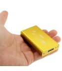6gb/s mSATA Solid State Disk SSD to USB 3.0 Hard Disk Case(Gold)