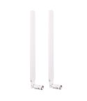 2 PCS B593 5dBi SMA Male 4G LTE Router Antenna(White)