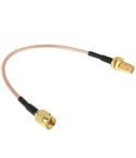 SMA Male to SMA Female Cable, Length: 15cm