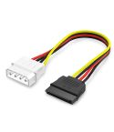 4 Pin IDE to Serial ATA SATA Power Cable Adapter (15cm), Material: Al+Mg