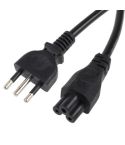 3 Prong Style Italian Notebook AC Power Cord, Length: 1.5m