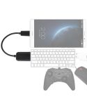 High Quality USB 2.0 AF to Micro USB 5 Pin Male Adapter Cable with OTG Function, Length: 15cm(Black)