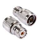 N Male to UHF Female Connector