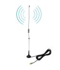 NAGOYA UT-106UV SMA Female Dual Band Magnetic Mobile Antenna for Walkie Talkie, Antenna Length: 37cm