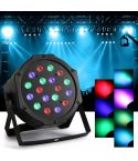 LED-B11  Plastic PAR Light DMX512 10W 18 LED RGB  Stage Light, Master / Slave Control / Auto Run Mode