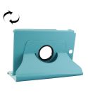 Litchi Texture 360 Degree Rotating Leather Protective Case with Holder for Galaxy Tab A 9.7 / P550 / T550(Blue)
