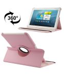 360 Degree Rotatable Litchi Texture Leather Case with Holder for Galaxy Tab 2 (10.1) / P5100(Pink)