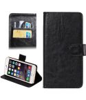 4.3-4.8 Inch Universal Crazy Horse Texture 360 Degree Rotating Carry Case with Holder & Card Slots for iPhone 6 & 6S / Galaxy S4 / S3 / i9500 / i9300(Black)