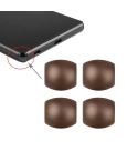 4 PCS Front Bezel Edge  for Sony Xperia Z3(Coffee)