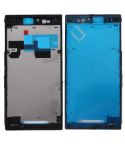 Front Housing LCD Frame Bezel Plate for Sony Xperia Z Ultra / XL39h / C6802(Black)